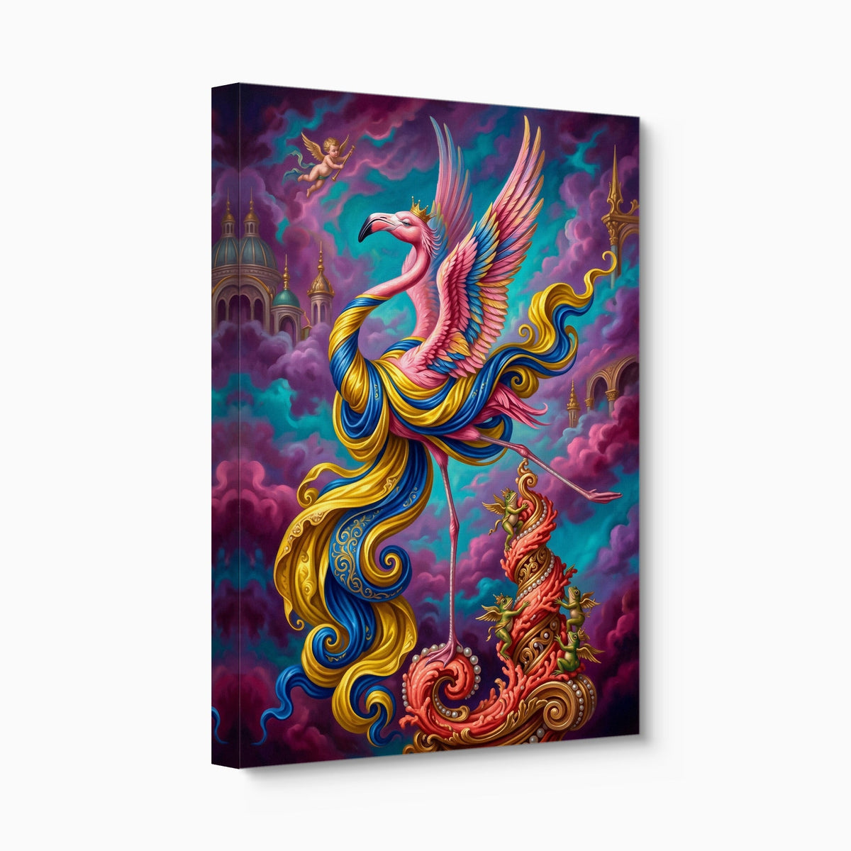 Flamingo Cloud Kingdom - Luxury Wall Art