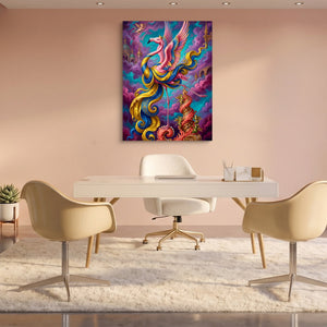 Flamingo Cloud Kingdom - Luxury Wall Art
