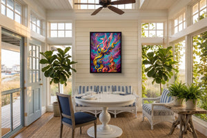 Flamingo Cloud Kingdom — flamingo cloud kingdom sunroom with furniture 1port framed black