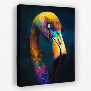 Flamingo Cosmic Plumage - Luxury Wall Art