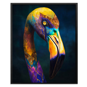 Flamingo Cosmic Plumage - Luxury Wall Art