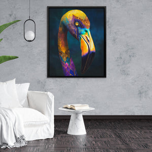 Flamingo Cosmic Plumage - Luxury Wall Art