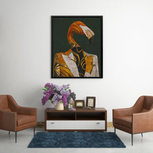 Flamingo Executive Portrait - Luxury Wall Art