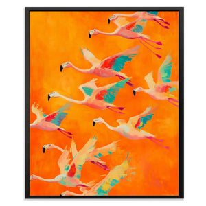 Flamingo Flock - Luxury Wall Art