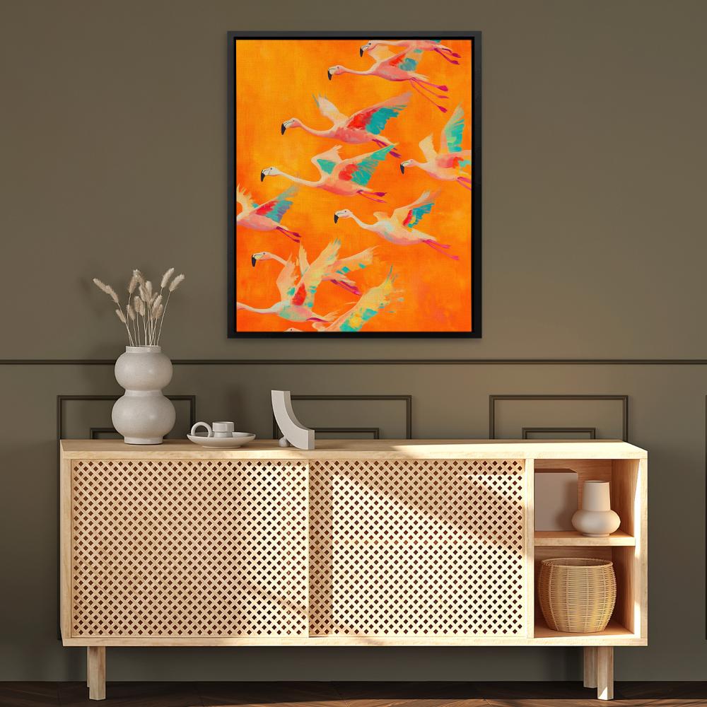 Flamingo Flock - Luxury Wall Art