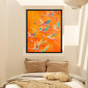 Flamingo Flock - Luxury Wall Art