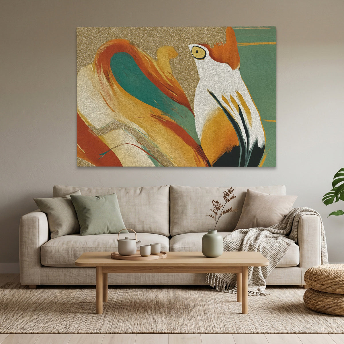 Flamingo Fragmented Stare — Flamingo Fragmented Stare Calm Vibes Land 119