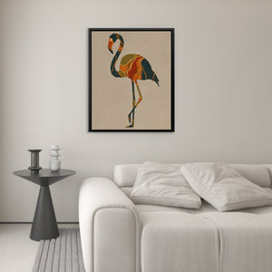 Flamingo Marble Dreams - Luxury Wall Art