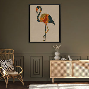 Flamingo Marble Dreams - Luxury Wall Art