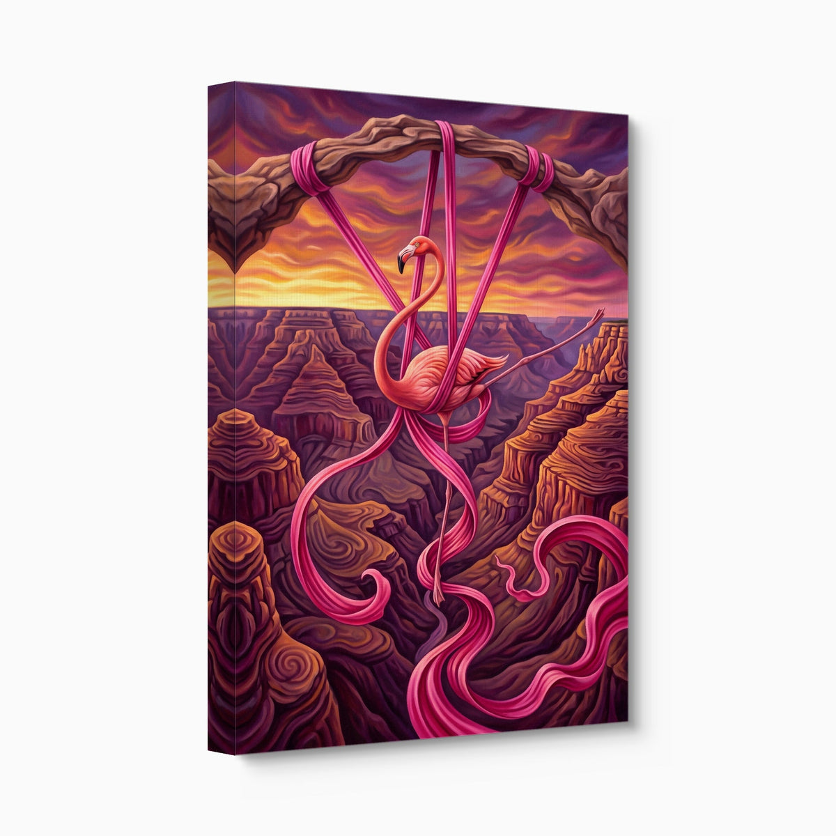 Flamingo Suspended - Luxury Wall Art