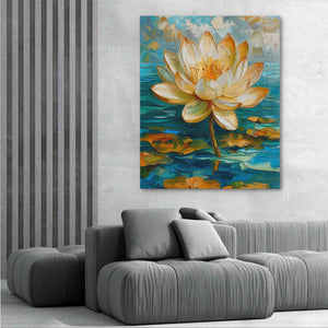 Floating Lotus - Luxury Wall Art