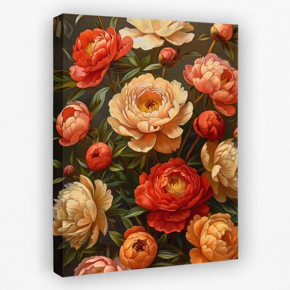 Floral Arrangement - Floral Canvas Wall Art