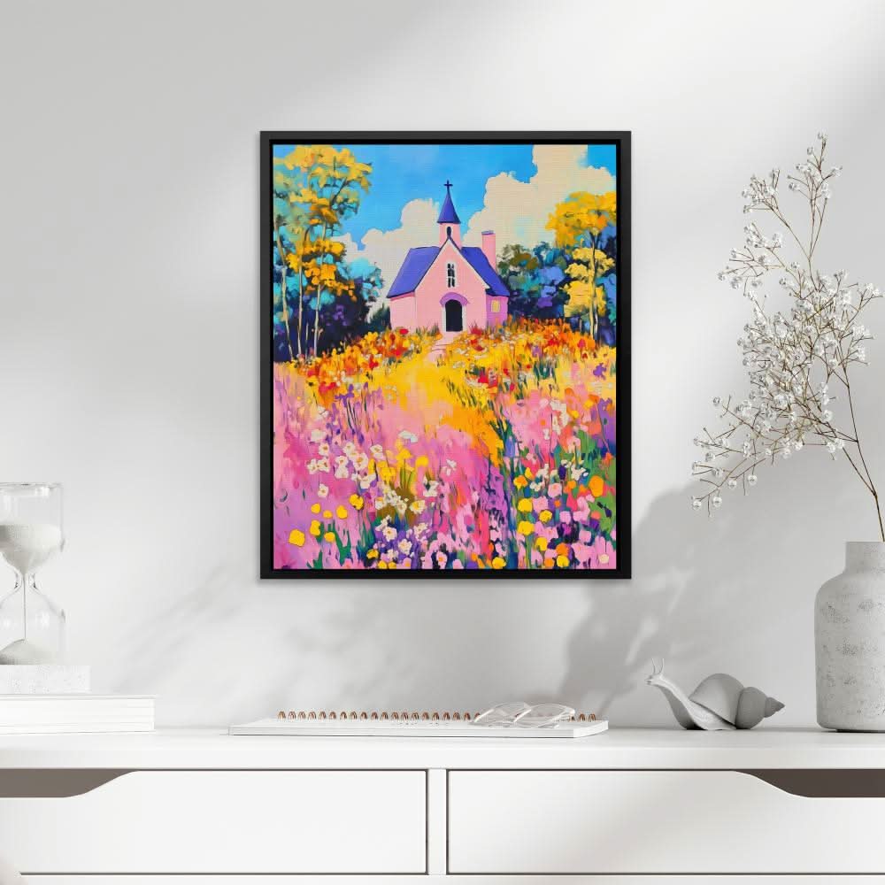 Floral Chapel Charm - Luxury Wall Art