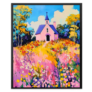 Floral Chapel Charm - Luxury Wall Art