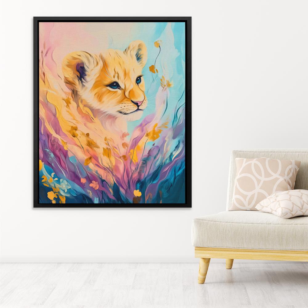 Floral Cub - Luxury Wall Art