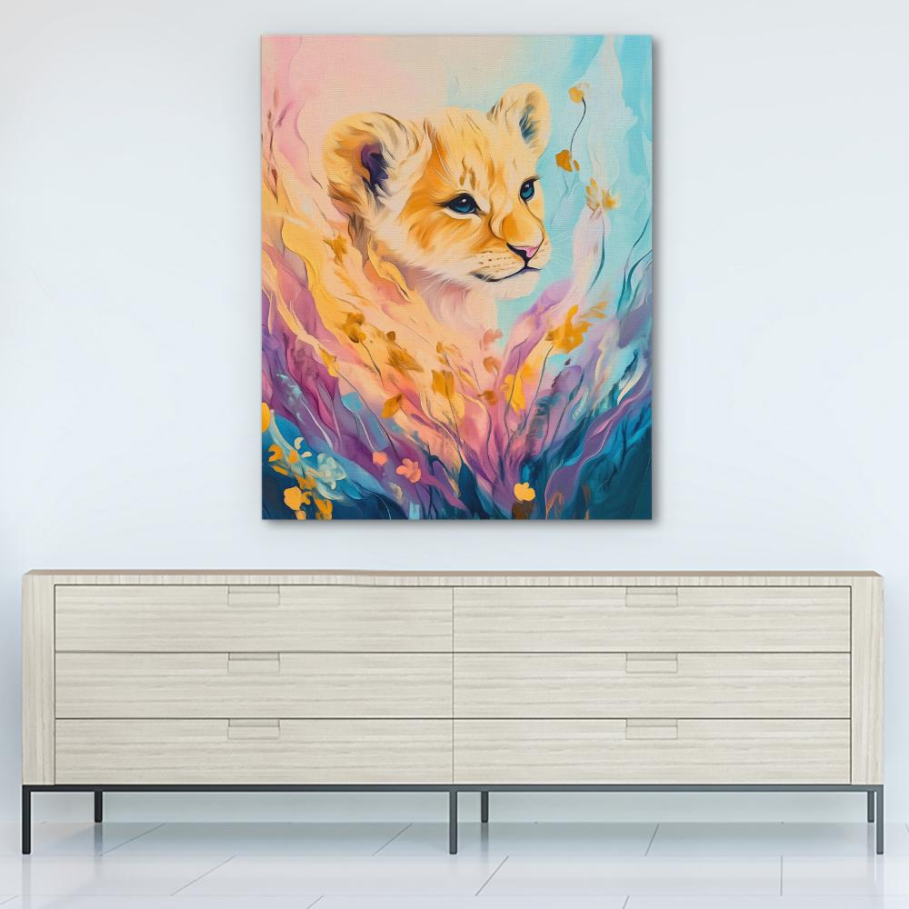 Floral Cub - Luxury Wall Art