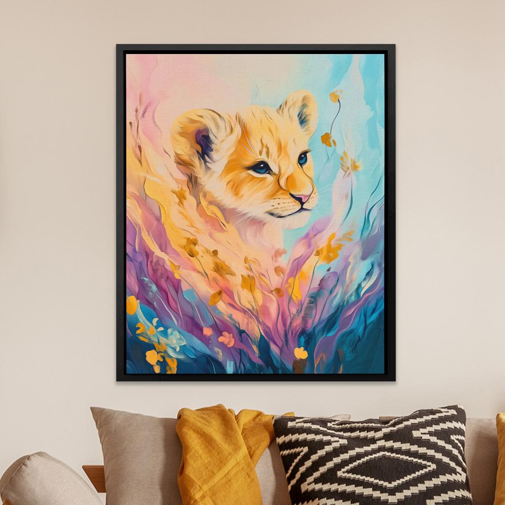 Floral Cub - Luxury Wall Art