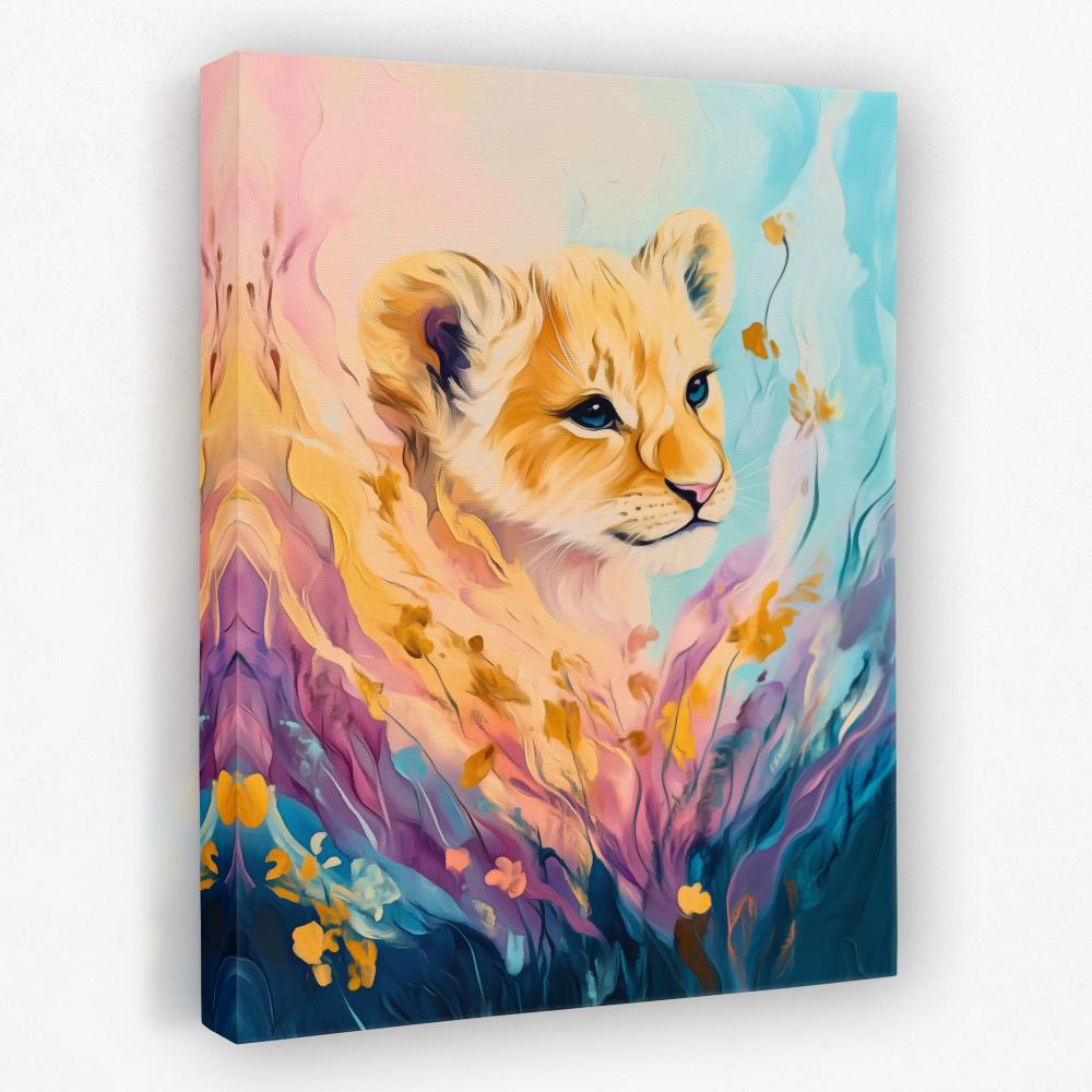 Floral Cub - Luxury Wall Art