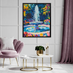 Floral Fountain - Luxury Wall Art