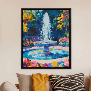 Floral Fountain - Luxury Wall Art