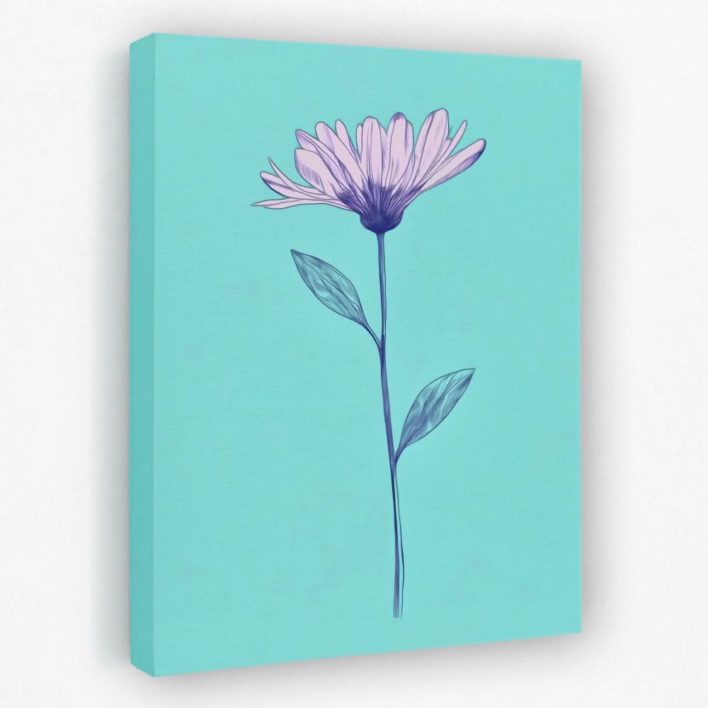 Floral Statement - Floral Canvas Wall Art