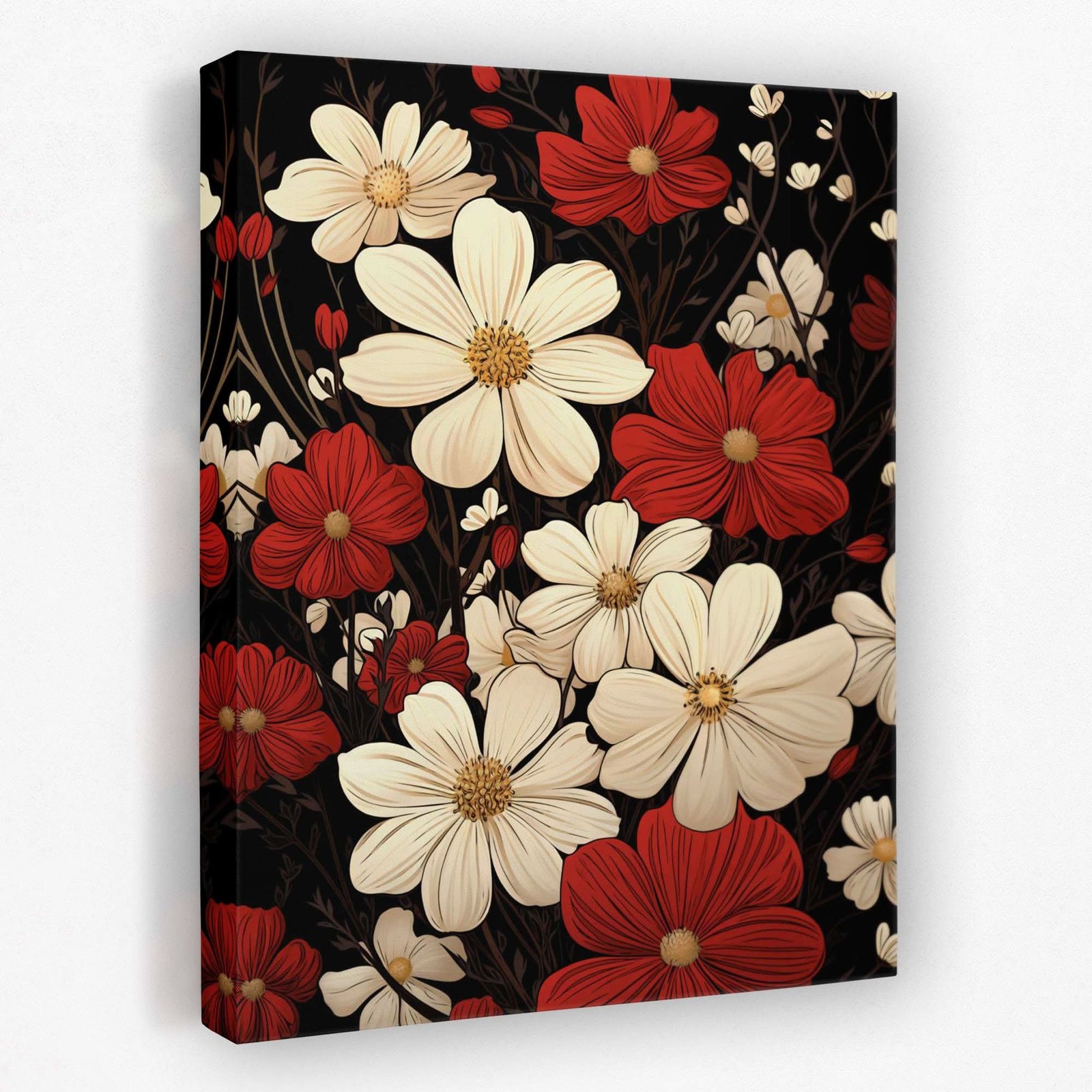 Floral Symphony - Floral Canvas Wall Art