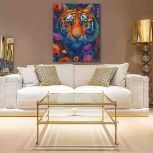 Floral Tiger - Luxury Wall Art