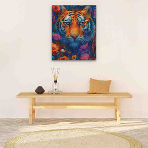 Floral Tiger - Luxury Wall Art