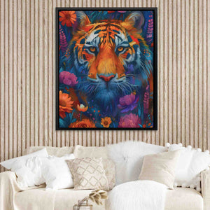 Floral Tiger - Luxury Wall Art