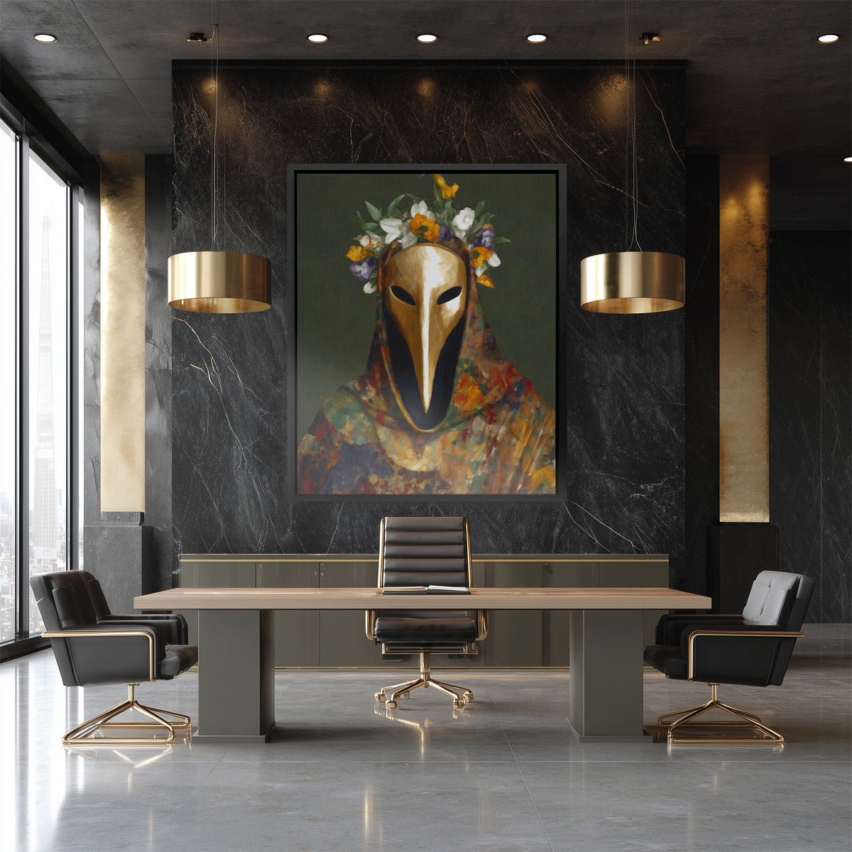 Flower Crowned Healer - Luxury Wall Art