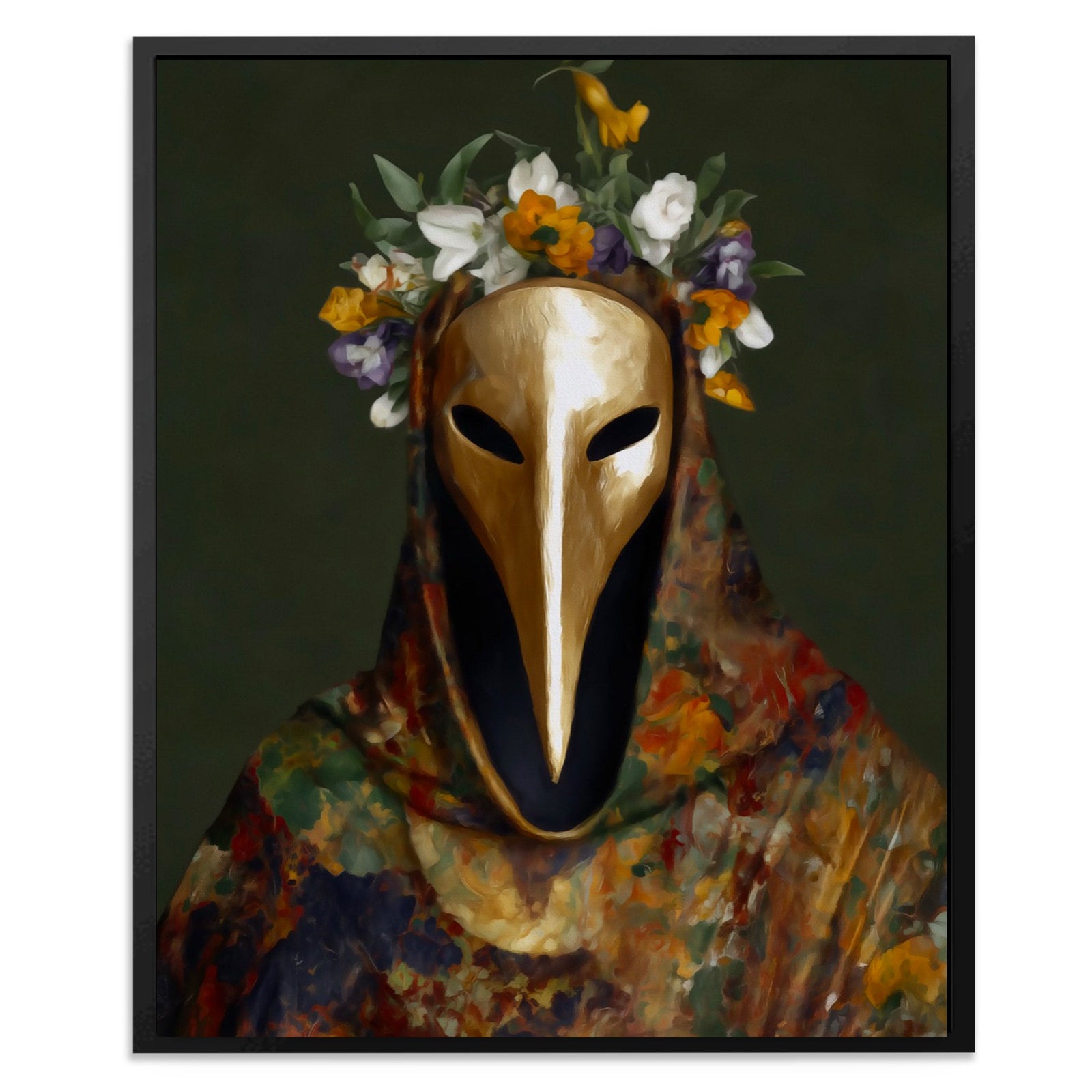 Flower Crowned Healer - Luxury Wall Art