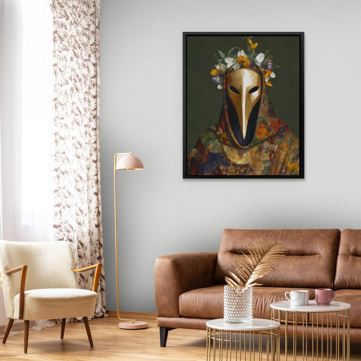 Flower Crowned Healer - Luxury Wall Art