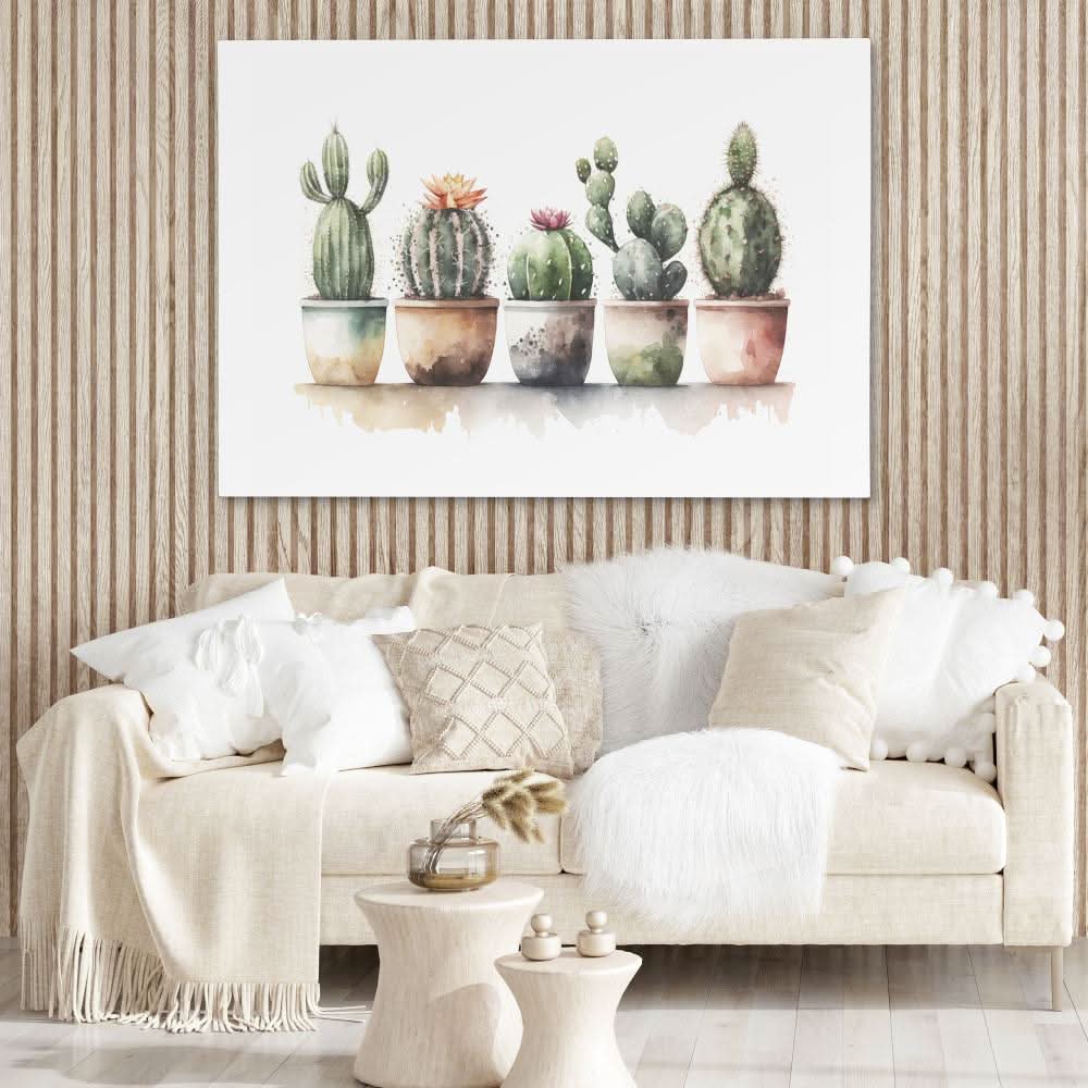 Flowering Cacti - Botanical Art