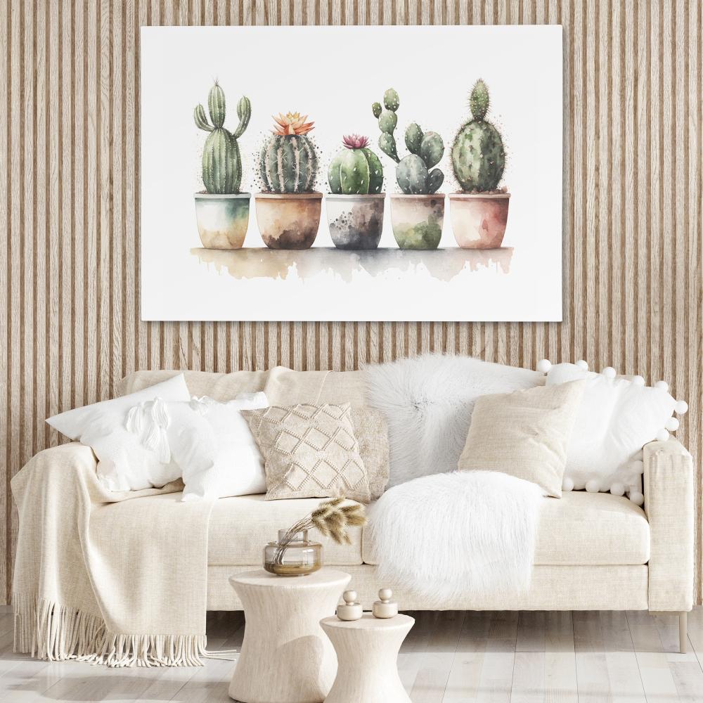 Flowering Cacti - Luxury Wall Art