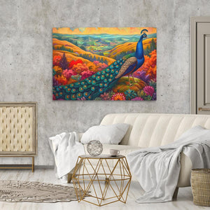 Flowing Feathered Tail - Luxury Wall Art