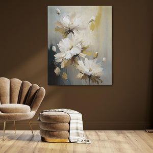 Flowing Floral Abstract - Luxury Wall Art