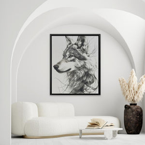 Flowing Wolf - Luxury Wall Art