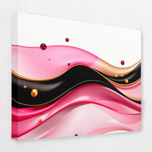 Fluid Pink River - Luxury Wall Art