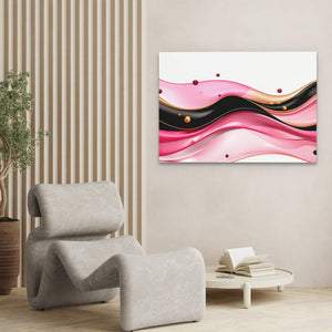 Fluid Pink River - Luxury Wall Art