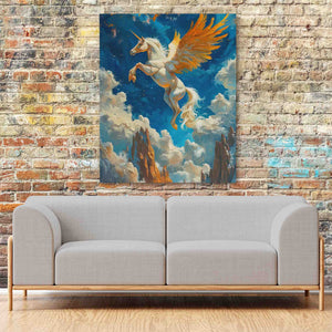 Flying Unicorn - Luxury Wall Art