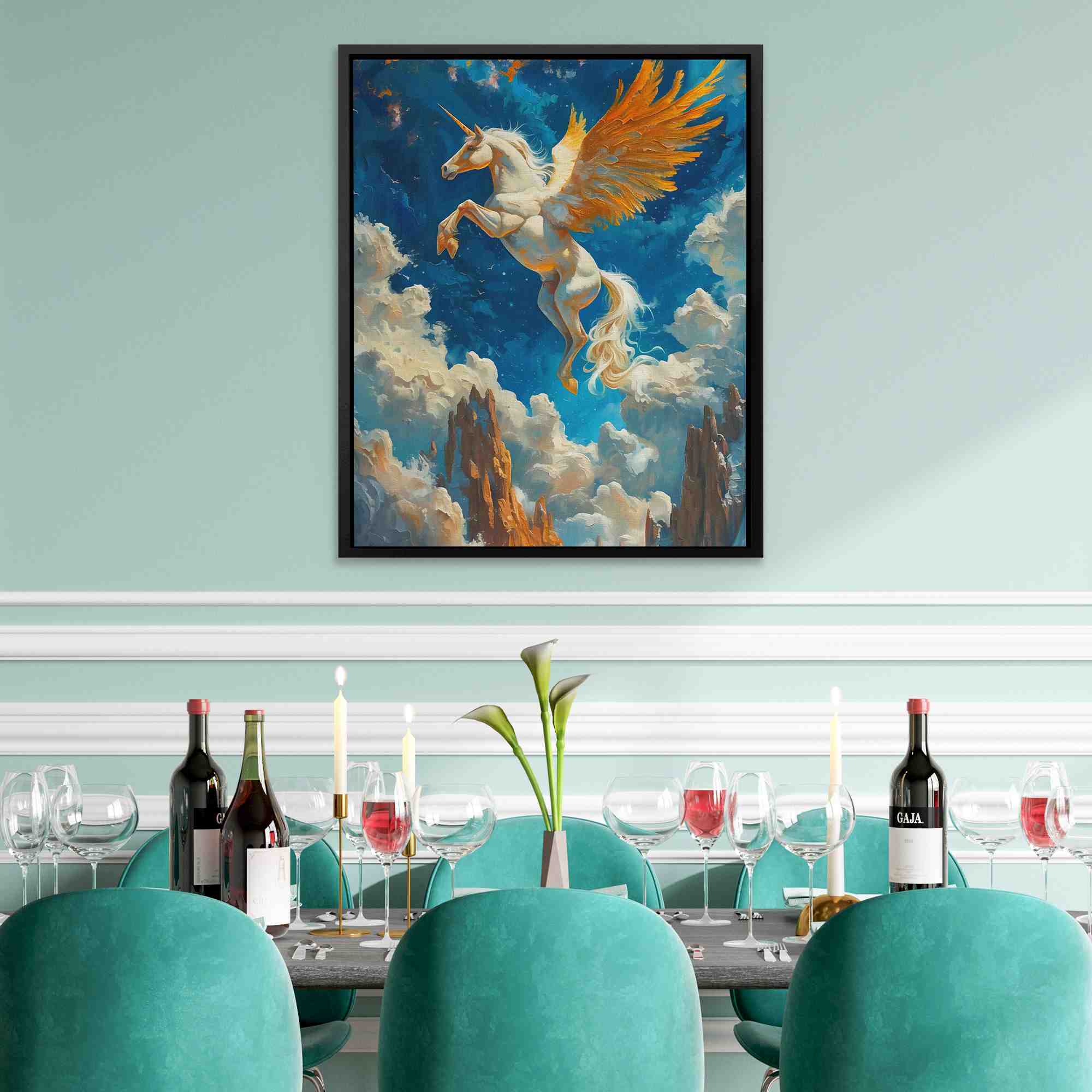 Flying Unicorn - Luxury Wall Art