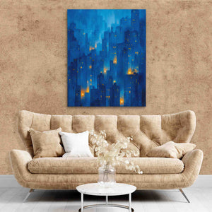 Foggy City - Luxury Wall Art