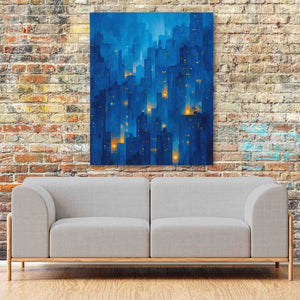 Foggy City - Luxury Wall Art