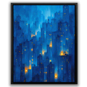 Foggy City - Luxury Wall Art