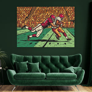 Football Players Collide — Football Players Collide Green Room 2 46