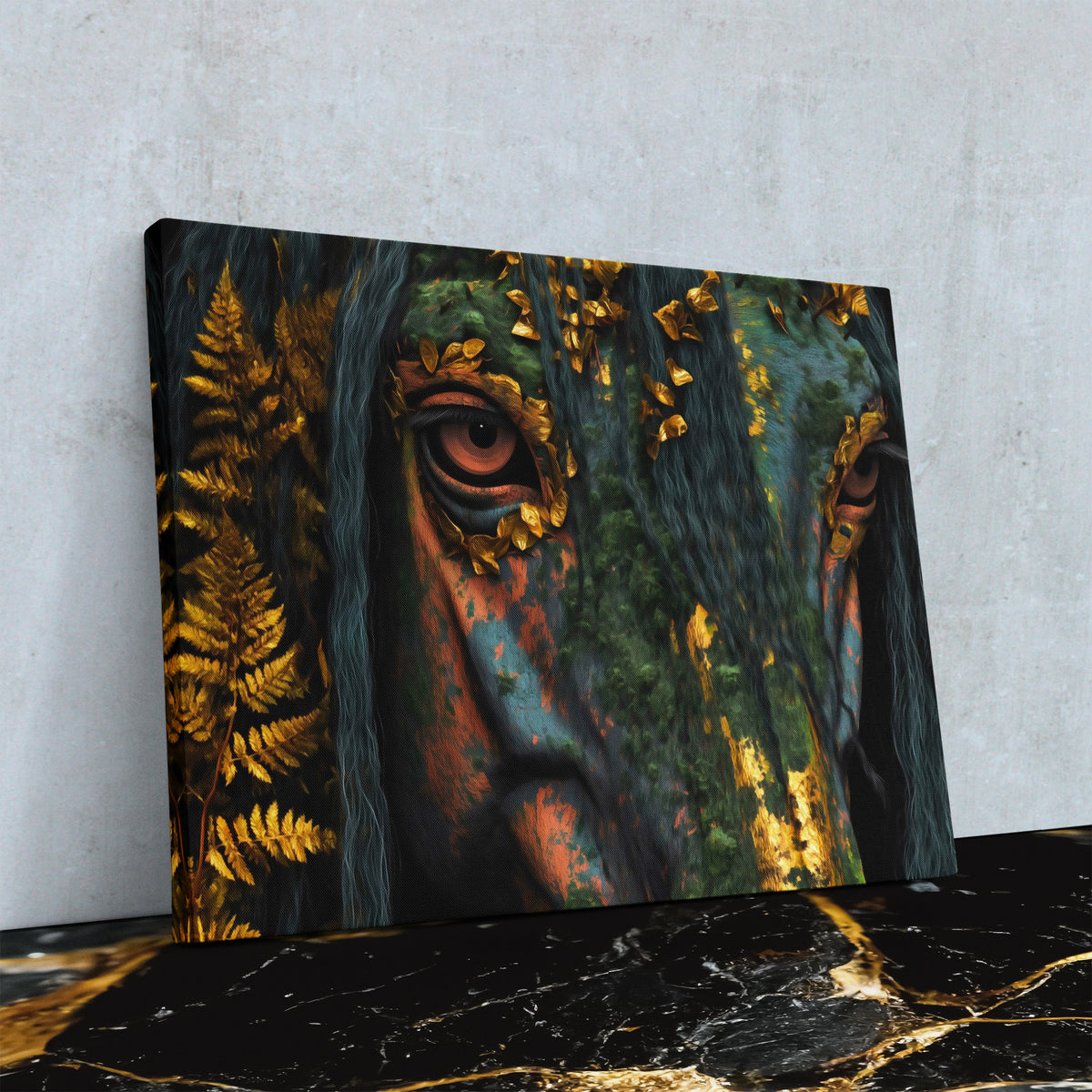 Forest Child Portrait - Luxury Wall Art