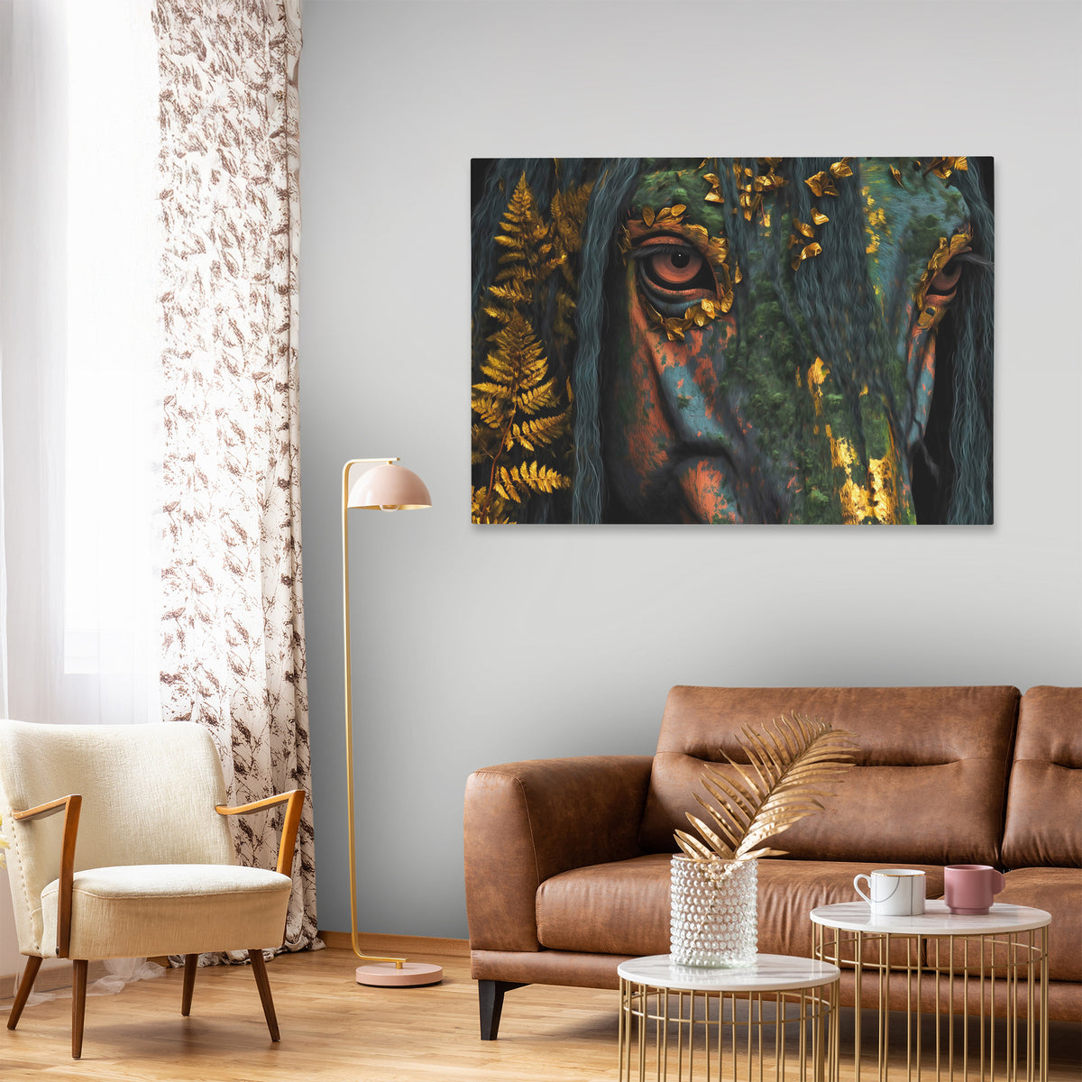 Forest Child Portrait - Luxury Wall Art