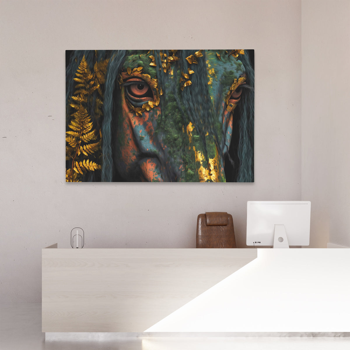 Forest Child Portrait - Luxury Wall Art