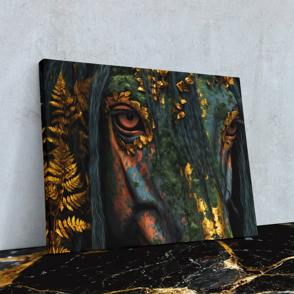 Forest Child Portrait - Luxury Wall Art