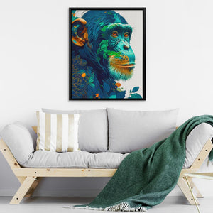 Forest Chimp - Luxury Wall Art